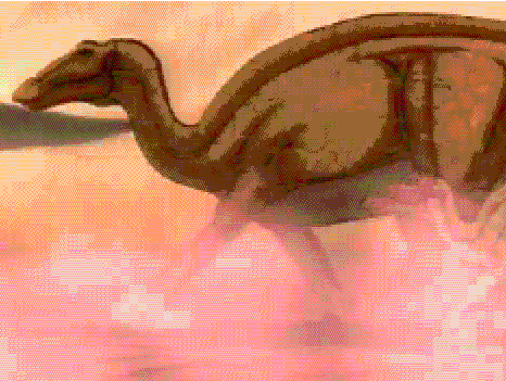 I must escape from the Tysontosaurus! 